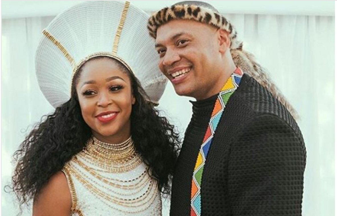 Minnie Dlamini and Quinton Jones