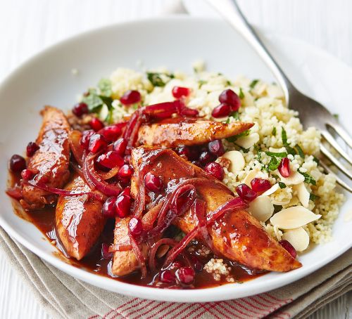 Pomegranate chicken