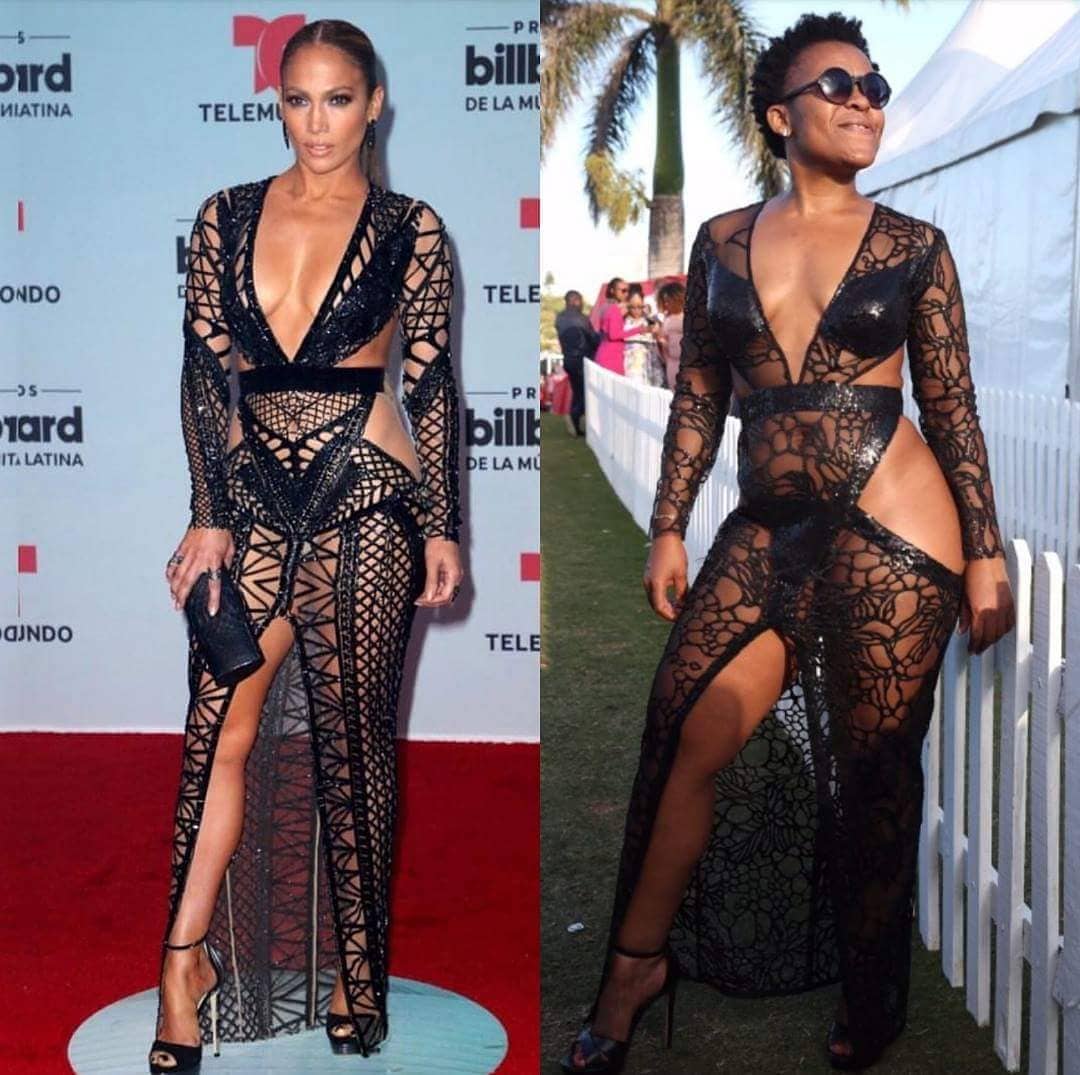 Zodwa Wabantu vs Jennifer Lopez