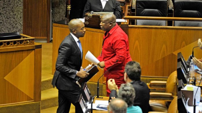 Julius and Mmusi Maimane