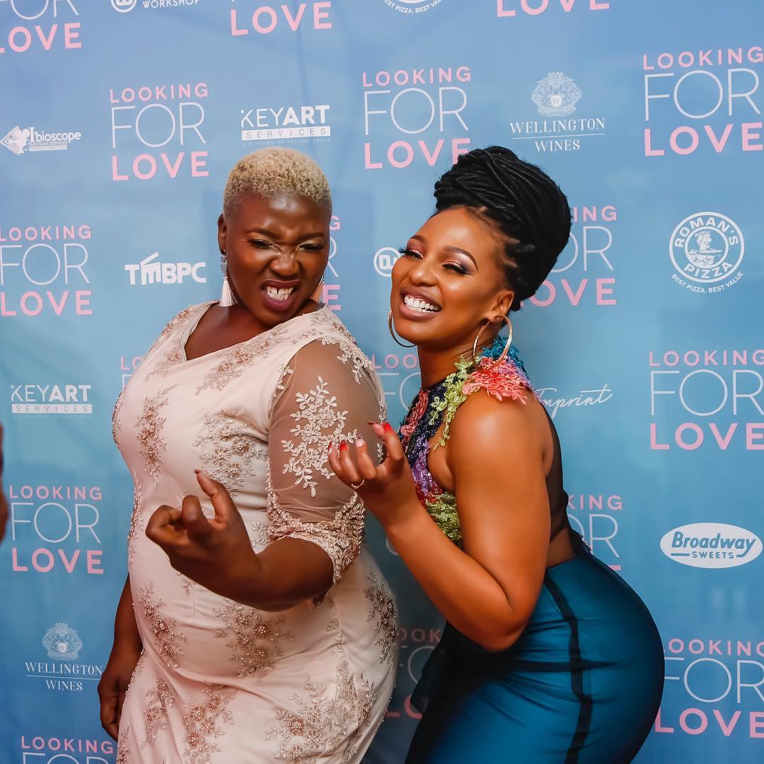 Phindile Gwala and Celeste Ntuli