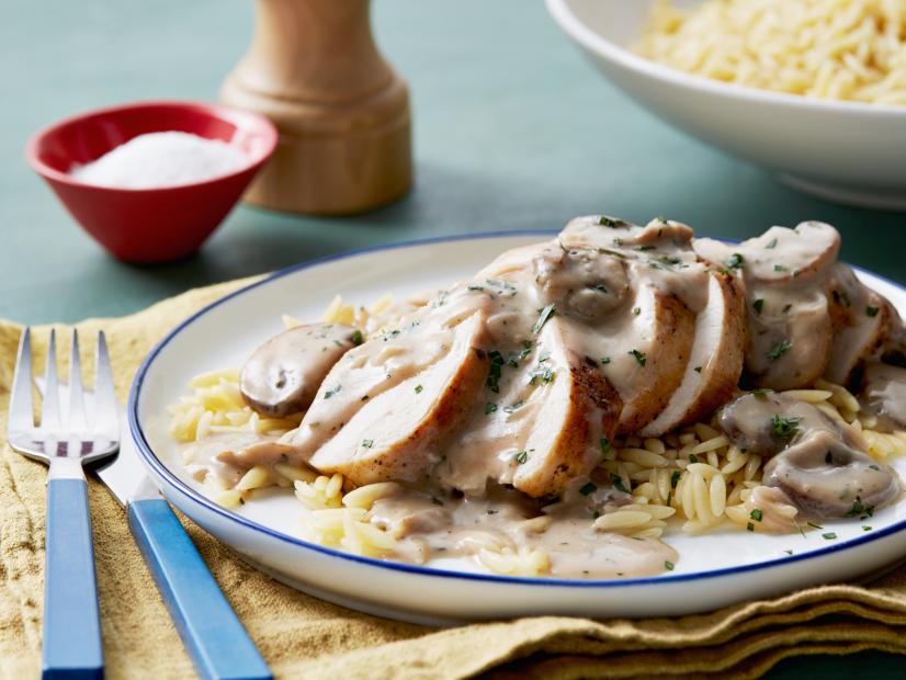 Chicken with wild mushrooms