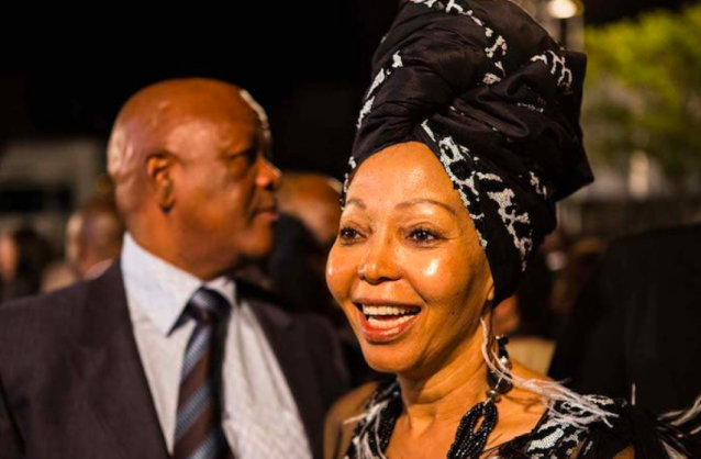 Minister Radebe and wife