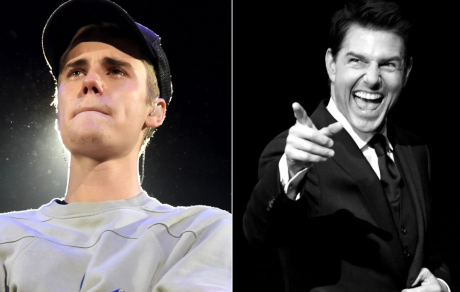 Justin Bieber and Tom Cruise fight