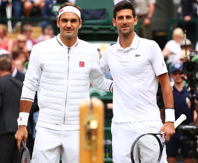 Novak Djokovic beats Roger Federer