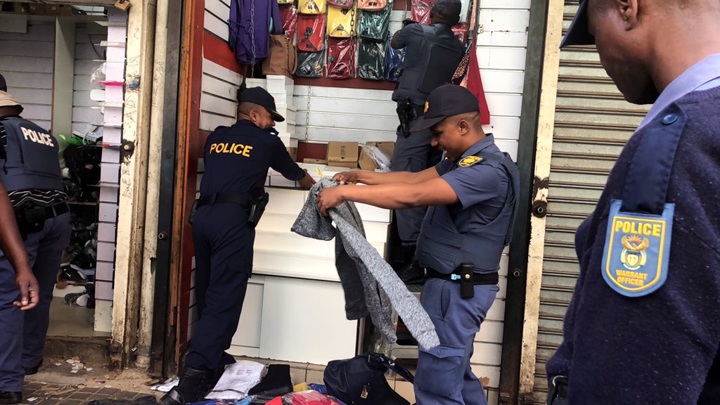 Joburg CBD raid