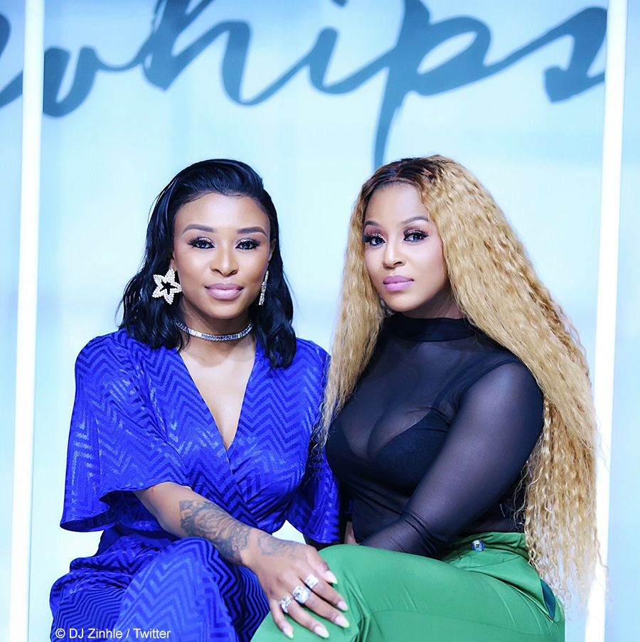 Jessica Nkosi and Dj Zinhle