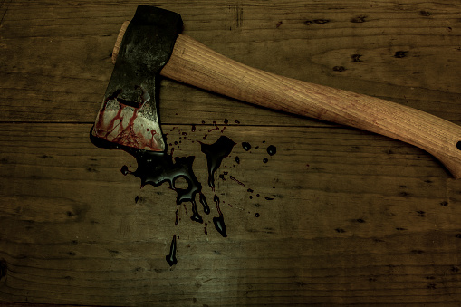 Bloody axe/hatchet