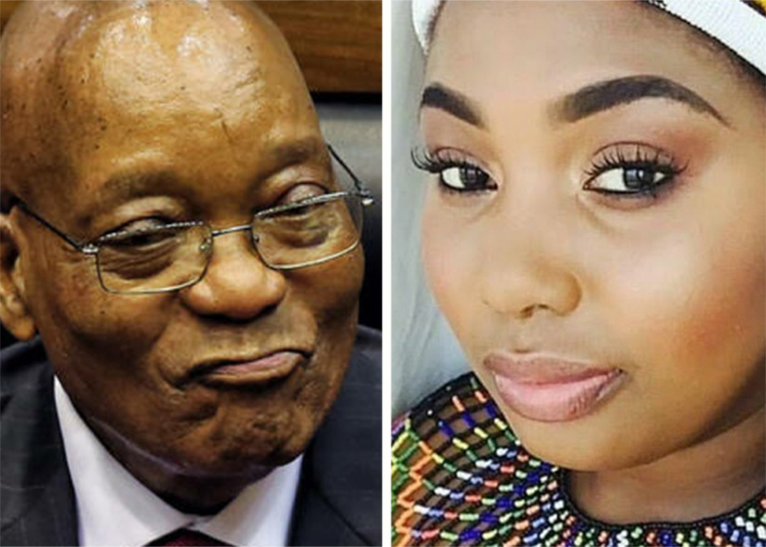 Nonkanyiso Conco and Jacob Zuma