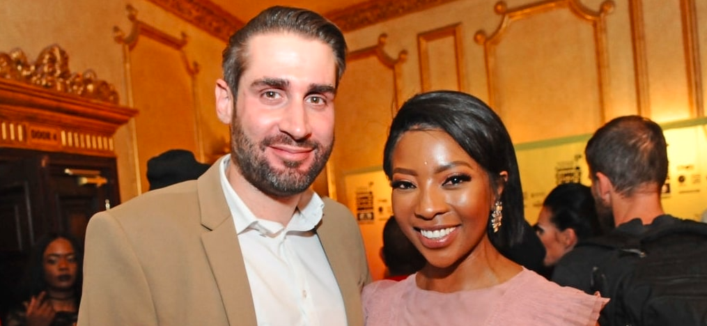 Pearl Modiadie and baby daddy