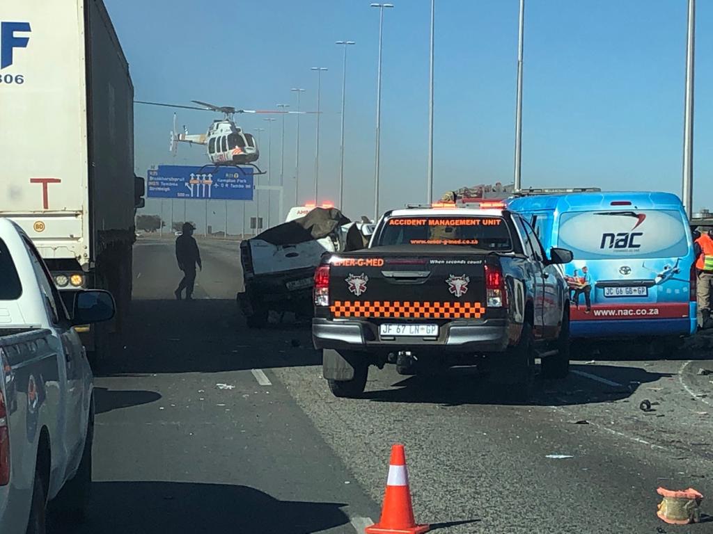 Bakkie Accident in Kempton Park