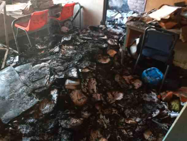 school torched