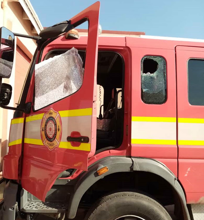 Firefighters petrol-bombed and stoned while responding to emergencies
