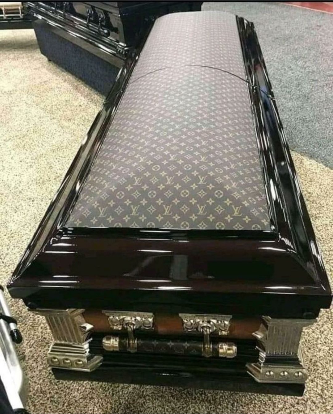 Louis Vuitton coffin