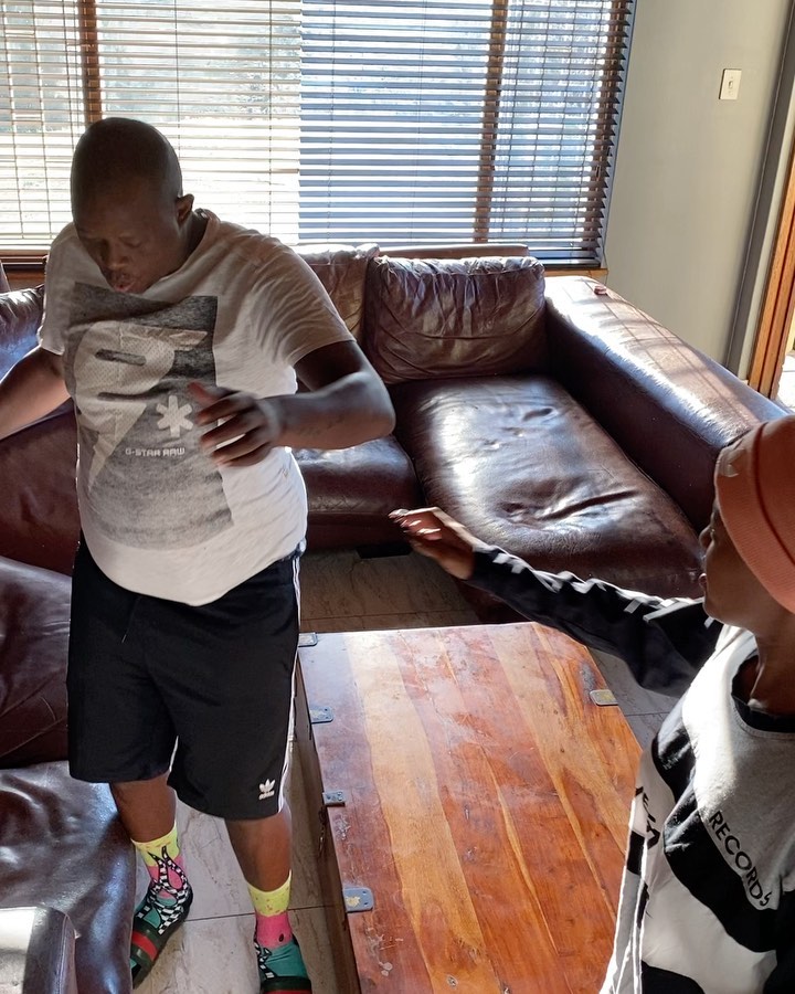 Mampintsha and Babes Wodumo dancing