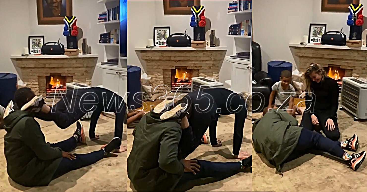 Rachel Kolisi pranks Siya