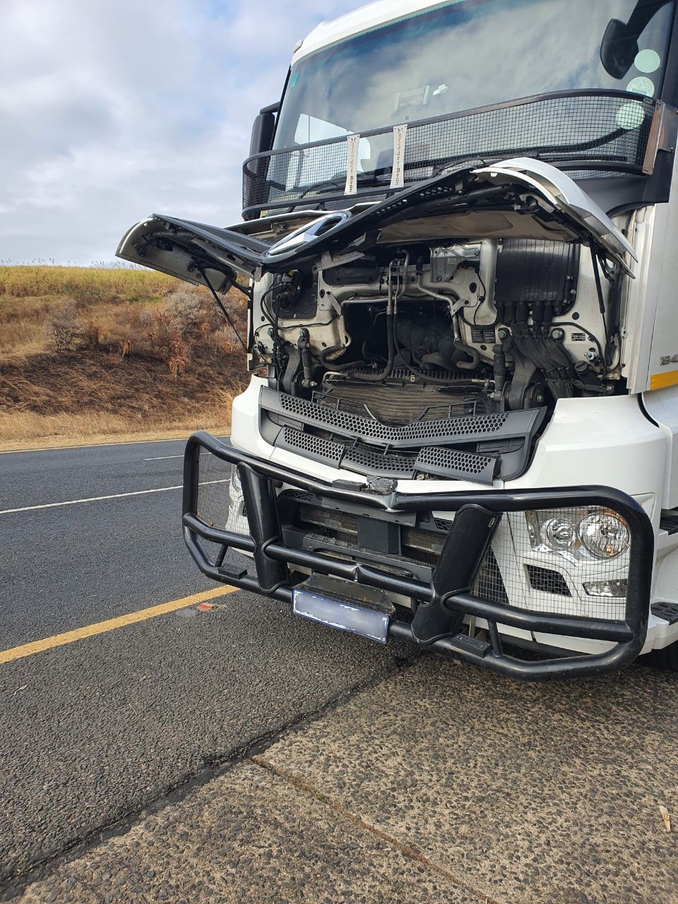 Roadside worker killed
