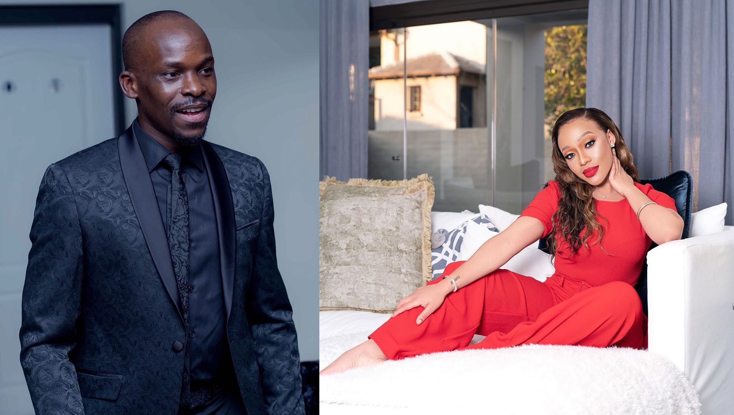 Thando Thabethe and Jaji Abolore