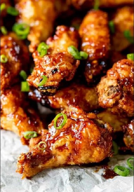 Crispy chicken wings