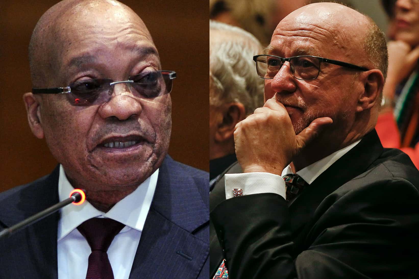 Derek Hanekom and Jacob Zuma