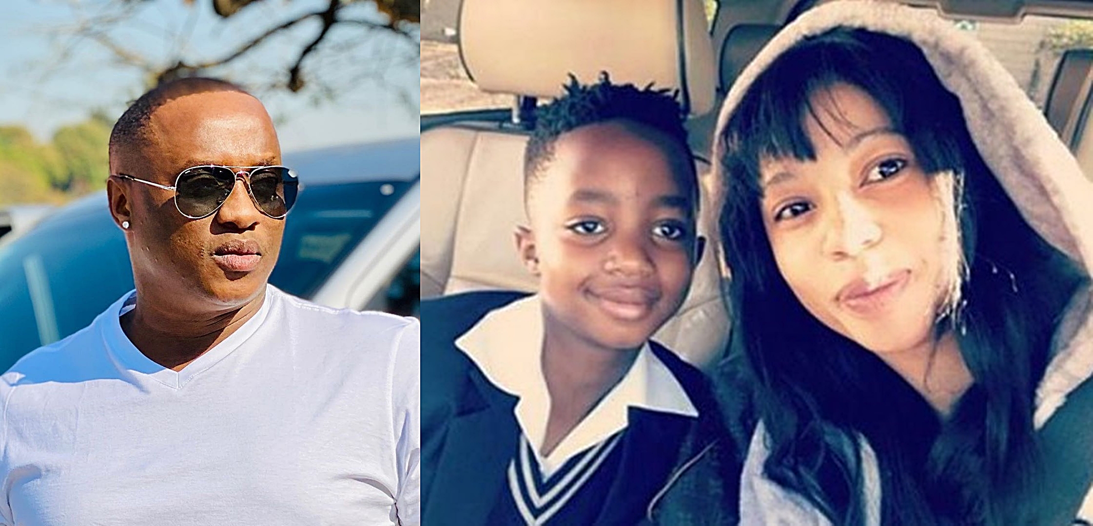 Jub Jub and Kelly Khumalo