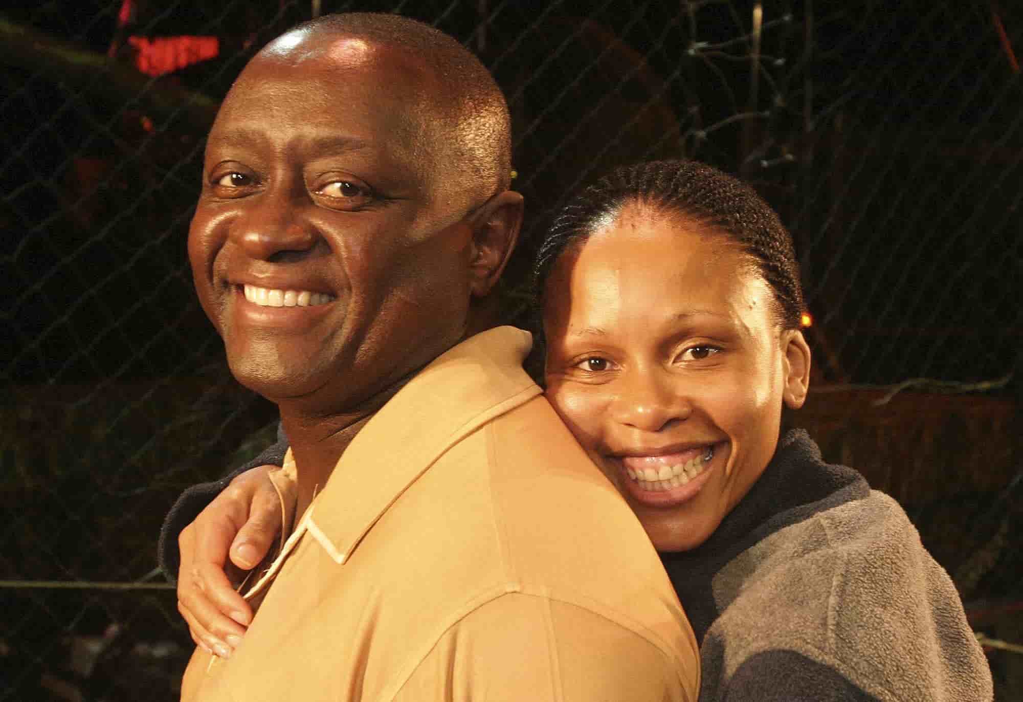 Leleti Khumalo and Mbongeni Ngema