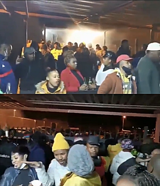 North West tavern ignores lockdown rules, more than 50 people partying with no face masks