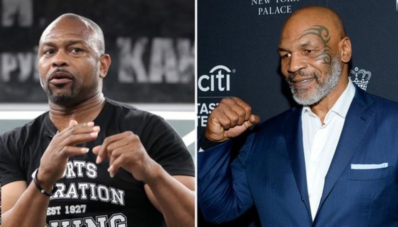 Roy Jone Jr and Mike Tyson