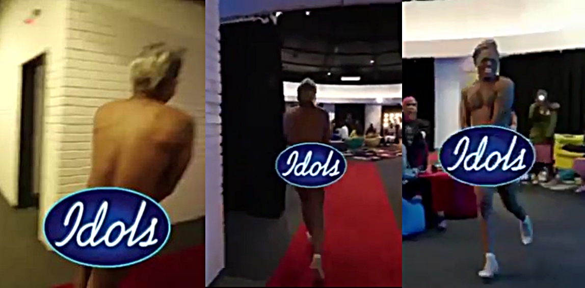 Somizi gets n@ked, starts running around in the building
