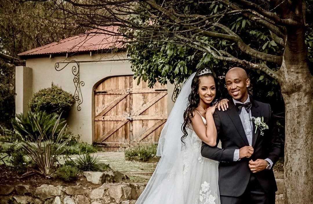 Theo Kgosinkwe and girlfriend Vourné tie the knot