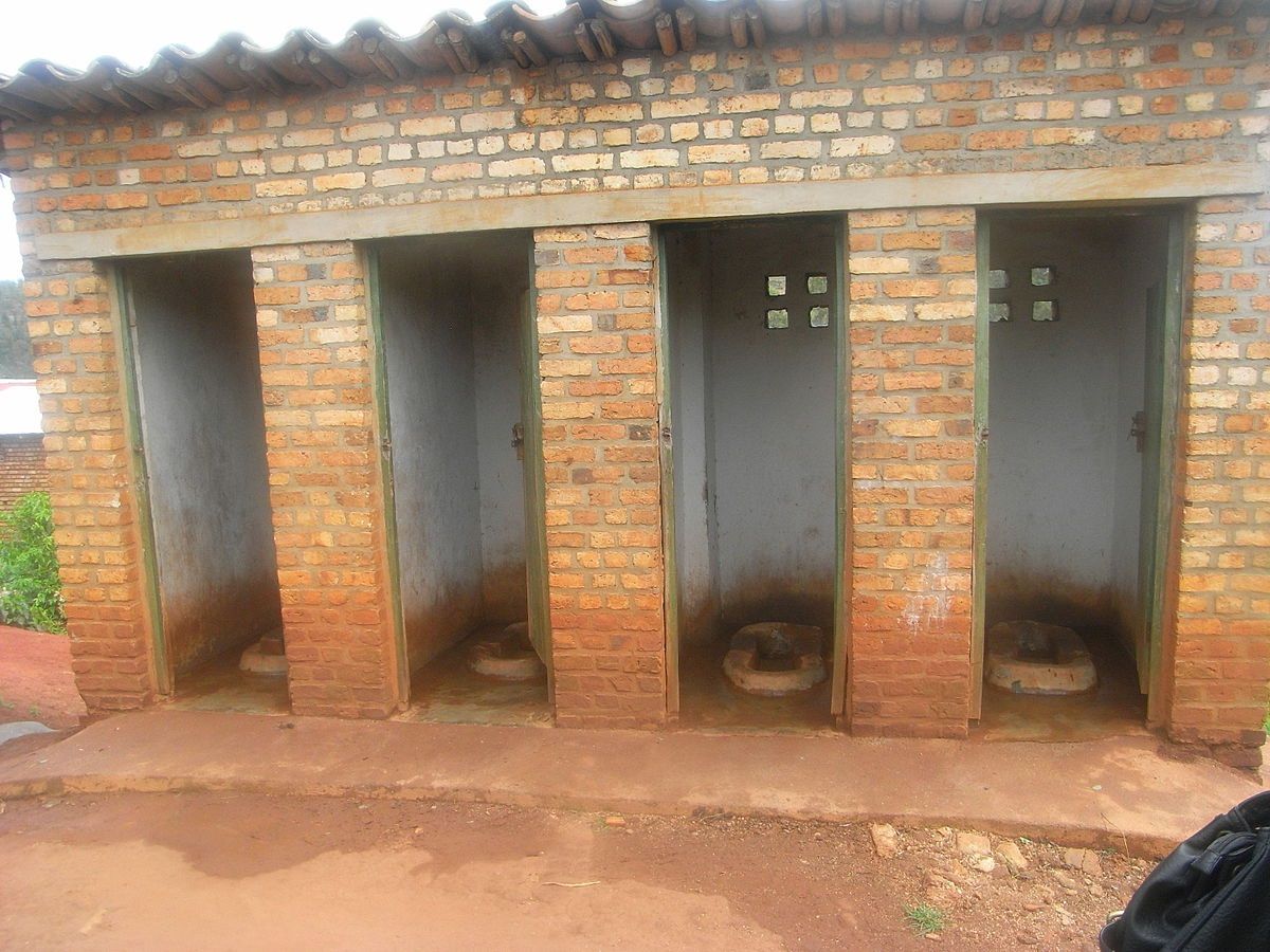 pit latrines