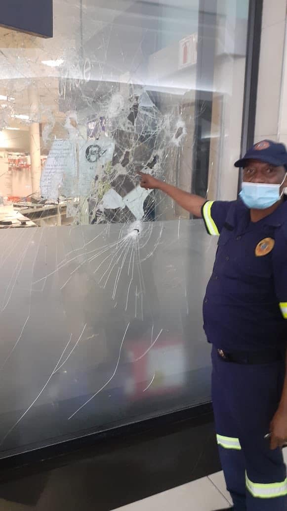 Clicks store at Alberton mall vandalised with hammers and set alight