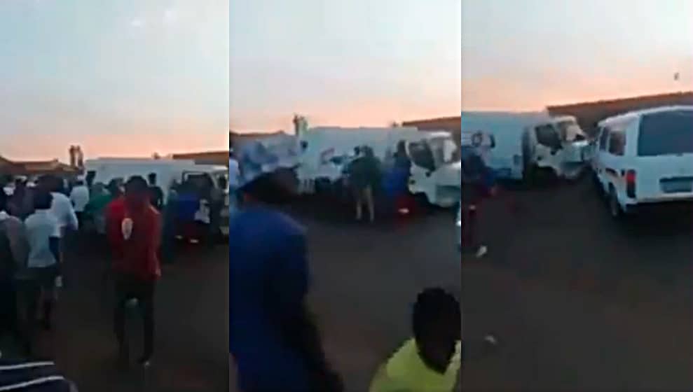 Community assists Thugs to rob cash-in-transit van