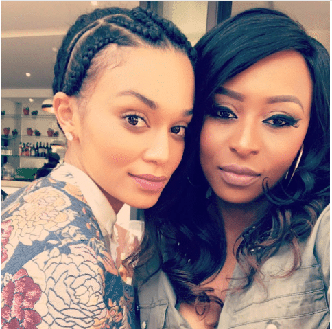 Pearl Thusi and DJ Zinhle