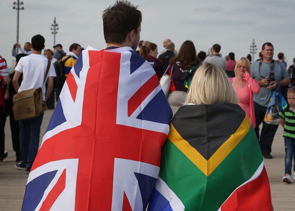 Travelling from South Africa to UK