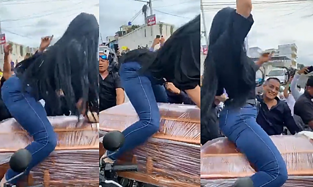 Woman twerks on top of coffin at a Funeral | News365.co.za