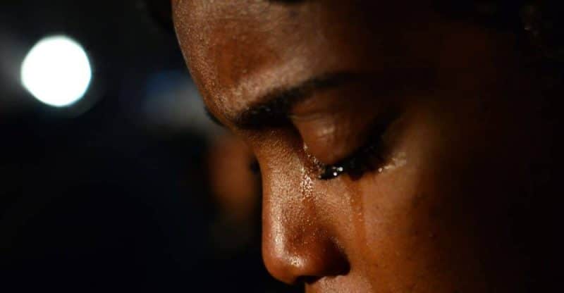 crying woman