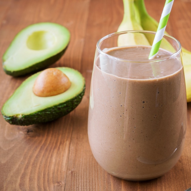 Chocolate avocado shake