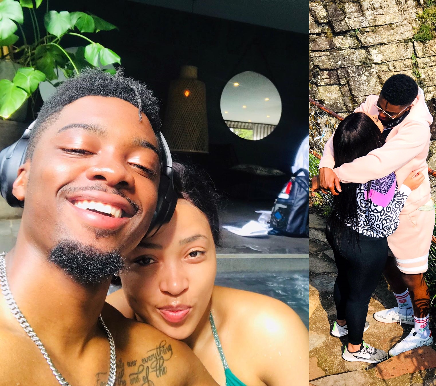 Tino Chinyani and Simz Ngema
