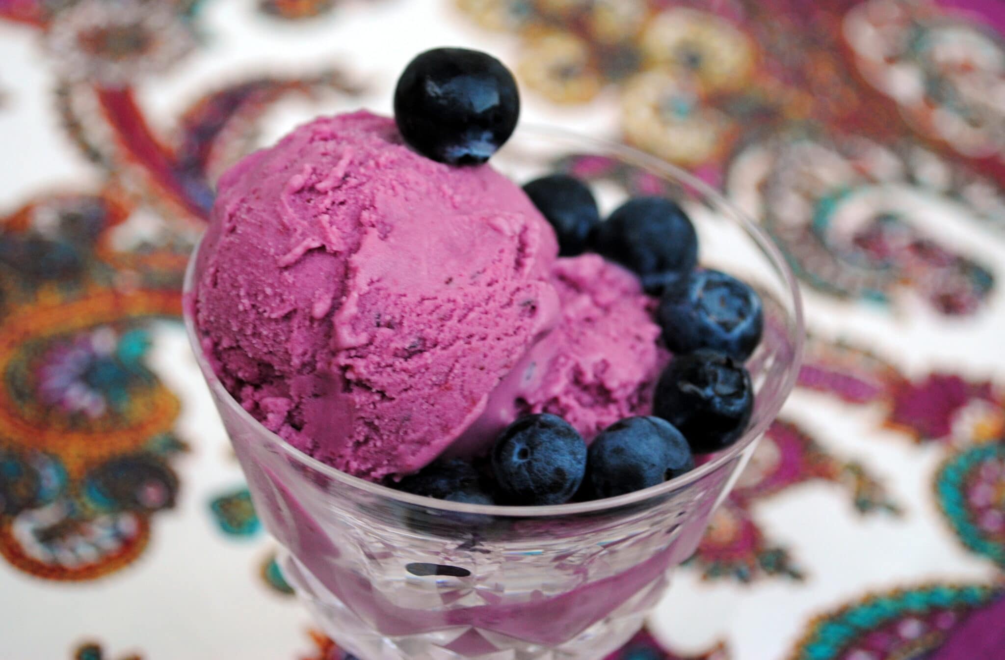 blueberry and lemon ice cream