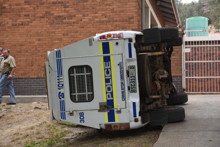 police and farmers clash outside farm murder court case