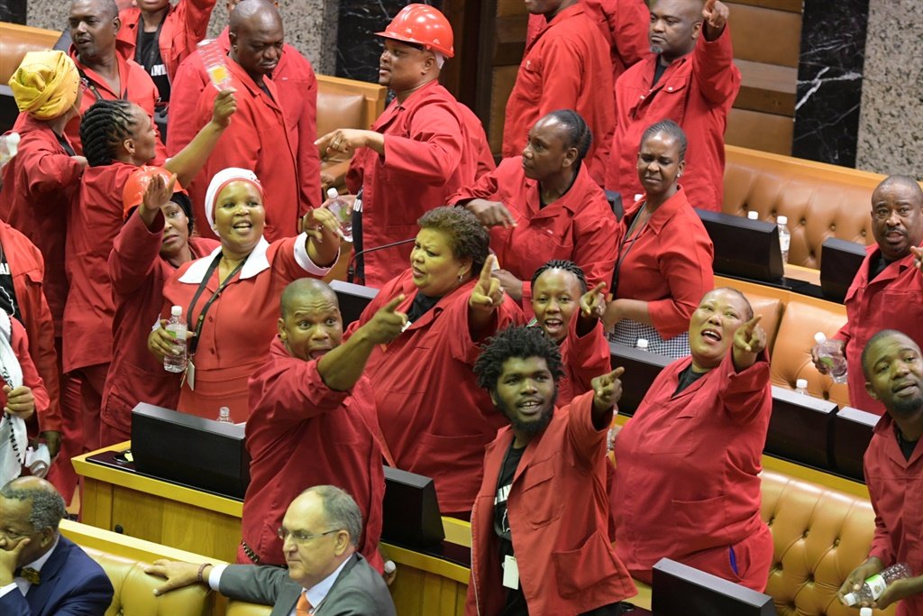 EFF members disrupt SONA
