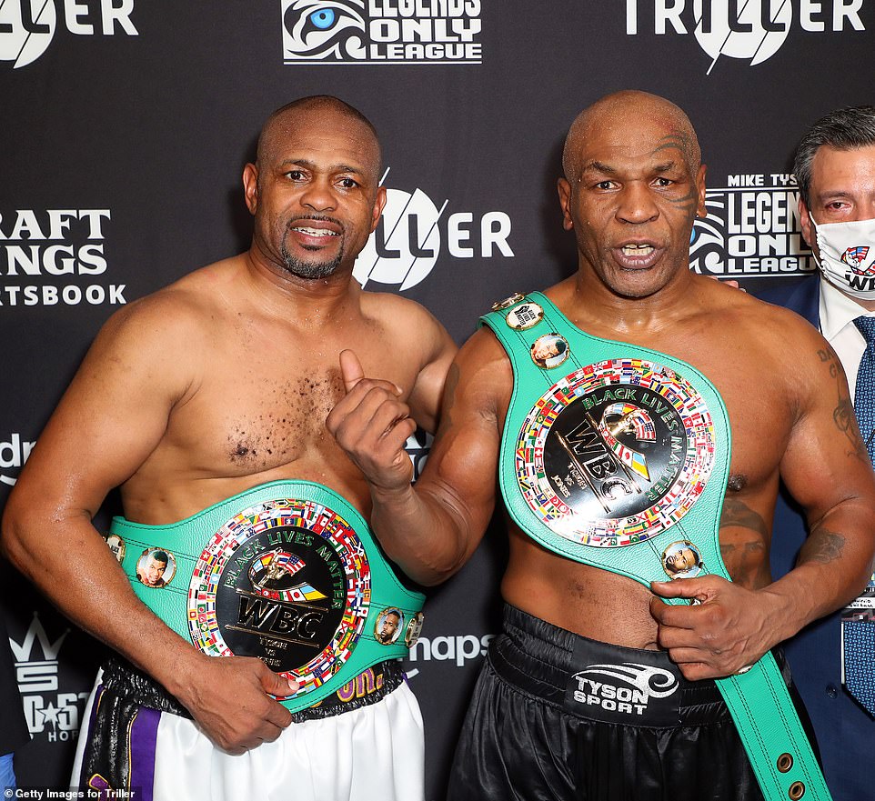 Mike Tyson and Roy Jones Jr