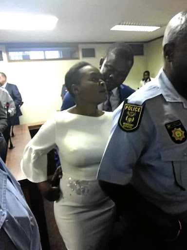 Prophet Bushiri and Mary at police station