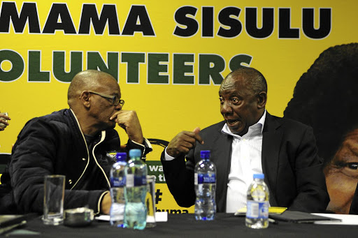 Cyril Ramaphosa and Ace Magashule