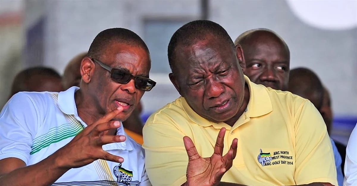 Cyril Ramaphosa and Ace Magashule