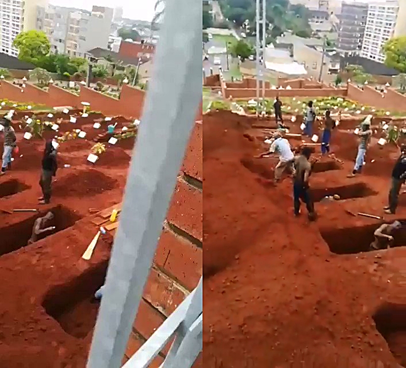 Durban grave diggers prepare burial sites for Covid-19 victims