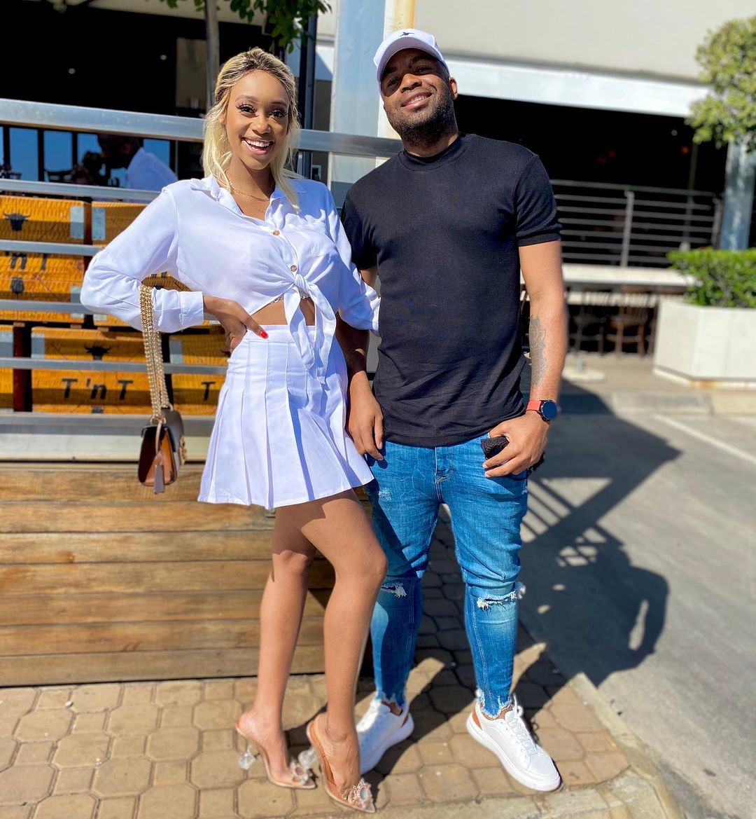 Itumeleng Khune and wife, Sphelele