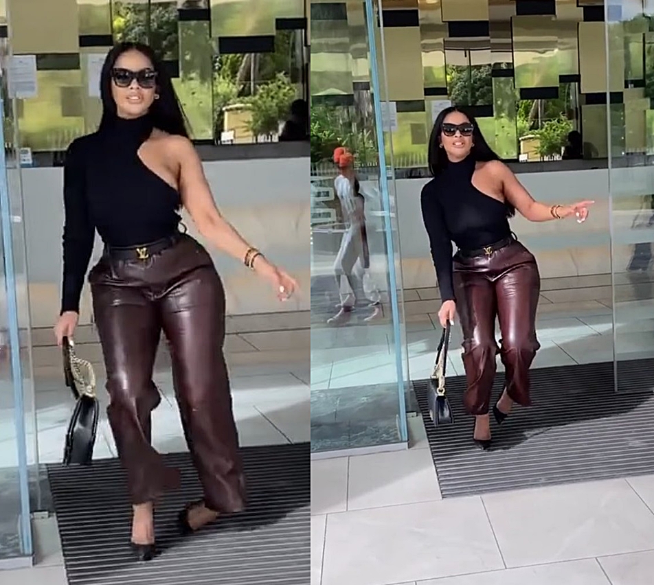 Mihlali Ndamase almost broke her ankle while slaying