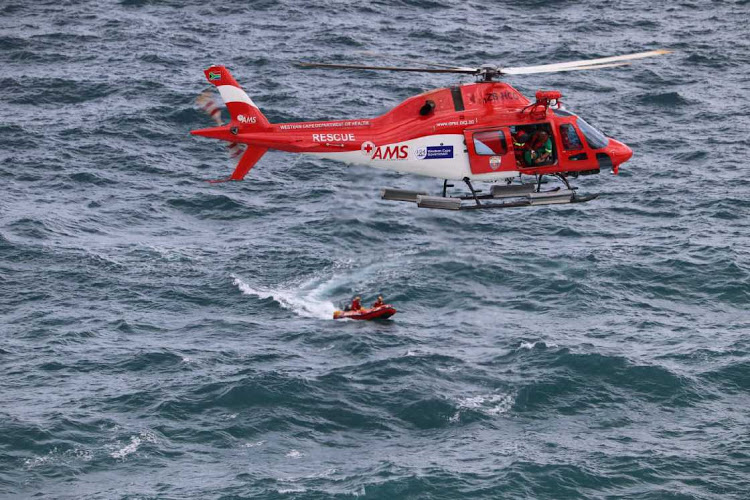 rescue team searching